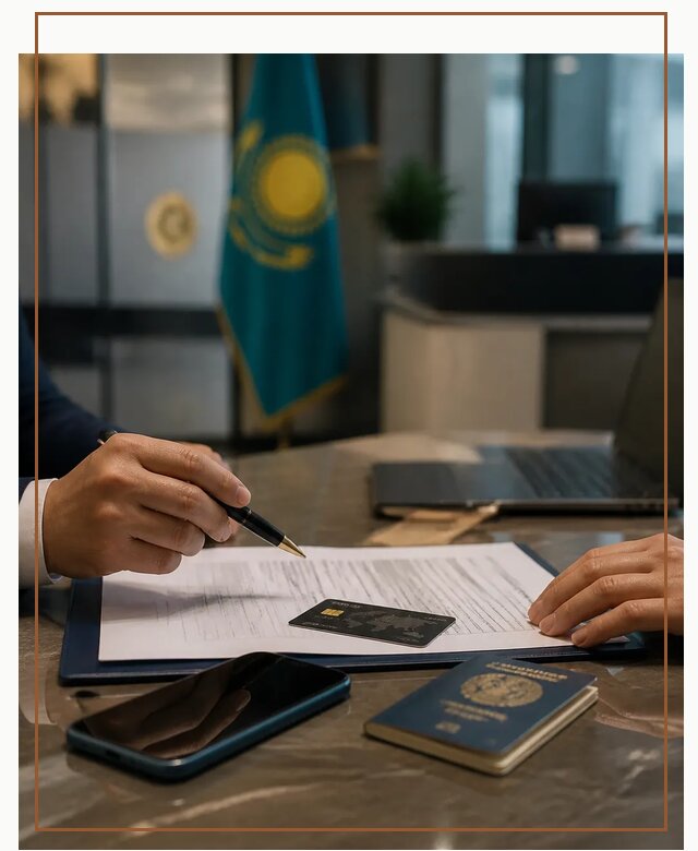 Открытие счета и банковской карты в Казахстане в Волгограде